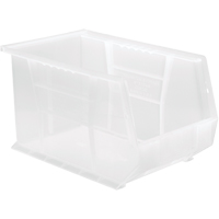Bac transparent ultra empilable & suspendable, 8-1/4" la, 8" h x 13-5/8" p, Transparent GTA Hardware Inc