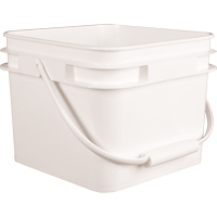 Square Pail, Plastic, 2.1 gal. GTA Hardware Inc