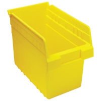 Bacs pour &eacute;tag&egrave;re Store-Max, 6-5/8" la x 8" H x 11-5/8" p, Jaune, Capacit&eacute; 44 lb GTA Hardware Inc