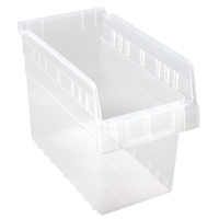 Bacs pour &eacute;tag&egrave;re Store-Max, 6-5/8" la x 8" H x 11-5/8" p, Transparent, Capacit&eacute; 44 lb GTA Hardware Inc