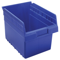 Bacs pour &eacute;tag&egrave;re Store-Max, 8-3/8" la x 8" H x 11-5/8" p, Bleu, Capacit&eacute; 44 lb GTA Hardware Inc