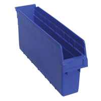Bacs pour &eacute;tag&egrave;re Store-Max, 4-3/8" la x 8" H x 17-7/8" p, Bleu, Capacit&eacute; 56 lb GTA Hardware Inc