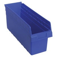 Bacs pour &eacute;tag&egrave;re Store-Max, 6-5/8" la x 8" H x 17-7/8" p, Bleu, Capacit&eacute; 56 lb GTA Hardware Inc