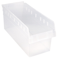 Bacs pour &eacute;tag&egrave;re Store-Max, 8-3/8" la x 8" H x 17-7/8" p, Transparent, Capacit&eacute; 56 lb GTA Hardware Inc