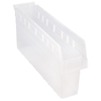 Bacs pour &eacute;tag&egrave;re Store-Max, 4-3/8" la x 8" H x 23-5/8" p, Transparent, Capacit&eacute; 68 lb GTA Hardware Inc