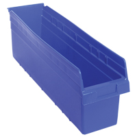 Bacs pour &eacute;tag&egrave;re Store-Max, 6-5/8" la x 8" H x 23-5/8" p, Bleu, Capacit&eacute; 68 lb GTA Hardware Inc