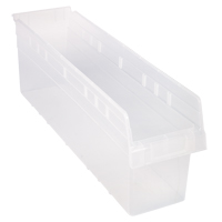 Bacs pour &eacute;tag&egrave;re Store-Max, 6-5/8" la x 8" H x 23-5/8" p, Transparent, Capacit&eacute; 68 lb GTA Hardware Inc