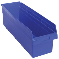 Bacs pour &eacute;tag&egrave;re Store-Max, 8-3/8" la x 8" H x 23-5/8" p, Bleu, Capacit&eacute; 68 lb GTA Hardware Inc