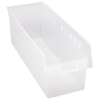 Bacs pour &eacute;tag&egrave;re Store-Max, 8-3/8" la x 8" H x 23-5/8" p, Transparent, Capacit&eacute; 68 lb GTA Hardware Inc