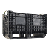 Heavy-Duty BulkTote&reg; Container, 30" L x 16" W x 19.2" H, Black GTA Hardware Inc