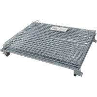 Collapsible Wire Container, 40" W x 48" D x 42" H, 4000 lbs. Capacity GTA Hardware Inc