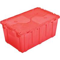 FP243C FliPak Nestable Tote, 26.9" x 16.9" x 12.1", Red GTA Hardware Inc