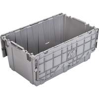FP243C FliPak Nestable Tote, 26.9" x 16.9" x 12.1", Grey GTA Hardware Inc