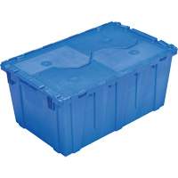 FP243C FliPak Nestable Tote, 26.9" x 16.9" x 12.1", Blue GTA Hardware Inc