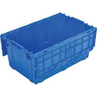 FP243C FliPak Nestable Tote, 26.9" x 16.9" x 12.1", Blue GTA Hardware Inc