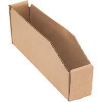 Boîtes profondes en carton ondul&eacute;, 1-15/16" la x 11-1/4" p x 4-1/2" h, Beige GTA Hardware Inc