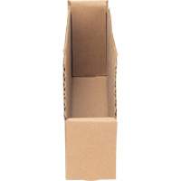 Boîtes profondes en carton ondul&eacute;, 1-15/16" la x 11-1/4" p x 4-1/2" h, Beige GTA Hardware Inc