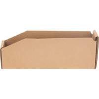 Boîtes profondes en carton ondul&eacute;, 1-15/16" la x 11-1/4" p x 4-1/2" h, Beige GTA Hardware Inc