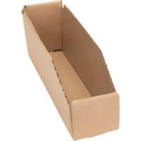 Boîtes profondes en carton ondul&eacute;, 2-7/8" la x 11-1/4" p x 4-1/2" h, Beige GTA Hardware Inc