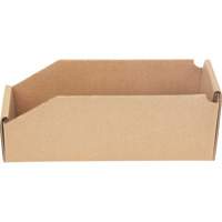 Boîtes profondes en carton ondul&eacute;, 3-3/4" la x 11-1/4" p x 4-1/2" h, Beige GTA Hardware Inc