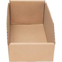 Boîtes profondes en carton ondul&eacute;, 5-3/4" la x 11-1/4" p x 4-1/2" h, Beige GTA Hardware Inc