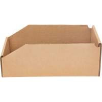 Boîtes profondes en carton ondul&eacute;, 5-3/4" la x 11-1/4" p x 4-1/2" h, Beige GTA Hardware Inc