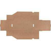 Boîtes profondes en carton ondul&eacute;, 5-3/4" la x 11-1/4" p x 4-1/2" h, Beige GTA Hardware Inc