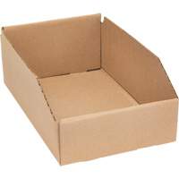 Boîtes profondes en carton ondul&eacute;, 7-5/8" la x 11-5/16" p x 4-1/2" h, Beige GTA Hardware Inc