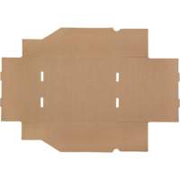 Boîtes profondes en carton ondul&eacute;, 9-3/4" la x 11-1/4" p x 4-1/2" h, Beige GTA Hardware Inc