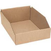 Boîtes profondes en carton ondul&eacute;, 8-3/4" la x 11-1/4" p x 4-1/2" h, Beige GTA Hardware Inc