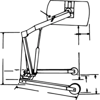 Hydra-Lift Drum Handlers, 55 US gal. (45 Imperial Gal.) Capacity GTA Hardware Inc