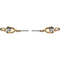 Light-Duty Bonding & Grounding Wire Assemblies - Two Alligator Clips GTA Hardware Inc