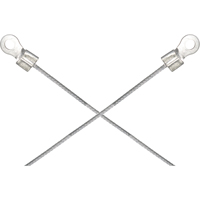 Assemblages l&eacute;gers de cables de masse et de mise &agrave; la terre - Deux raccordements a/borne d'extr&eacute;mit&eacute; de 1/4" GTA Hardware Inc