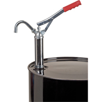 Pompe &agrave; baril de type levier, Acier, 11 oz/course, Pour barils de 30-55 gal. GTA Hardware Inc