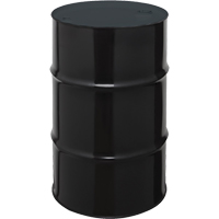 Barils en acier, 55 gal. US (45 gal. imp.), Non doubl&eacute;, Noir, Dessus ferm&eacute;, 1A1/X1.8/300, Calibre 20 GTA Hardware Inc