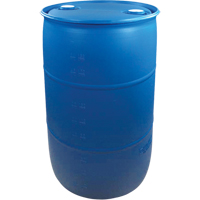 Polyethylene Drums, 55 US gal (45 imp. gal.), Closed Top, Blue GTA Hardware Inc