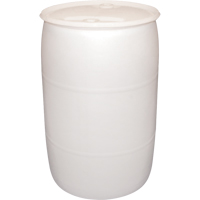 Polyethylene Drums, 55 US gal (45 imp. gal.), Closed Top, Natural GTA Hardware Inc