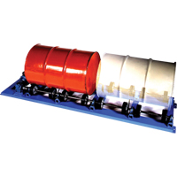 Double Stationary Drum Roller, 55 US gal. (45 Imperial Gal.) Capacity, Fixed Speed, 1 HP GTA Hardware Inc