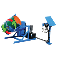 Drum Tumbler Tilt to Load, 55 US gal. (45 Imperial Gal.) Capacity, Variable Speed, 2 HP GTA Hardware Inc