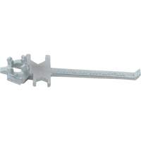 Single Ended Specialty Bung Nut Wrench, 1-1/2" Opening, 7-1/2" Handle, Zinc Cast Steel GTA Hardware Inc