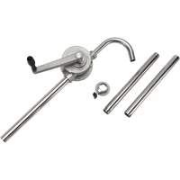 Pompe rotative pour baril, Acier inoxydable, Pour capacit&eacute; 55 gal., 12 oz/course GTA Hardware Inc
