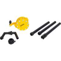 Pompe rotative pour baril, Polypropyl&egrave;ne, Pour capacit&eacute; 15 - 55 gal. US, 8 oz/course GTA Hardware Inc