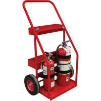 Chariot de prevention d'incendie pour travaux &agrave; chaud, Roues Semi-pneumatique, Base de 17,75" la x 8,9" lo, 100 lb GTA Hardware Inc