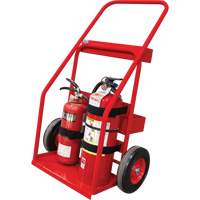 Chariot de prevention d'incendie pour travaux &agrave; chaud, Roues Semi-pneumatique, Base de 17,75" la x 8,9" lo, 100 lb GTA Hardware Inc