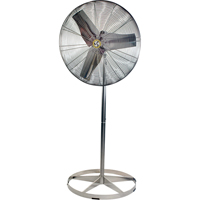 Stainless Steel Food Service Washdown Air Circulating Fans, Industrial, 1 Speed, 20" Diameter GTA Hardware Inc