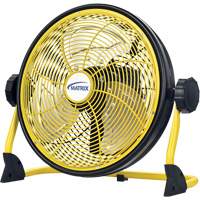 Ventilateur d'int&eacute;rieur/ext&eacute;rieur rechargeable avec port USB, Commercial, Variable vitesses, Diam&egrave;tre de 12" GTA Hardware Inc