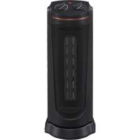 Oscillating Tower Heater, Ceramic, Electric, 5200 BTU/H GTA Hardware Inc