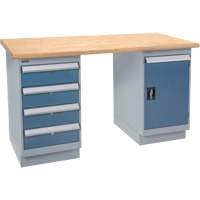 &eacute;tabli pr&eacute;conçu, Porte & tiroirs, Cap 2500 lb, 72" la x 36" p, 34" h GTA Hardware Inc