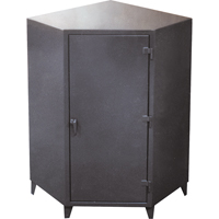 Armoires de coin, Acier, 4 Tablettes, 72" h x 48" la x 24" P, Gris GTA Hardware Inc