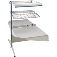 Postes de travail modulaires ergonomiques - Exemples de configurations - A-DC Ajouts de coin &agrave; deux c&ocirc;t&eacute;s, 36" la x 56" p x 84" h, Ajout de coin &agrave; deux c&ocirc;t&eacute;s GTA Hardware Inc